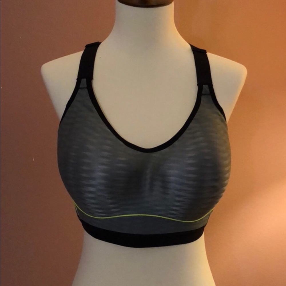 Victoria Secret 34DDD Sports Bra Olive Green&Black